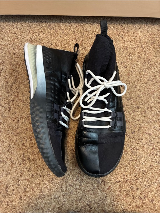 Under Armour Other - Under Armour Project Rock 1 Men's Size 12 Black White Training Shoes Sneakers